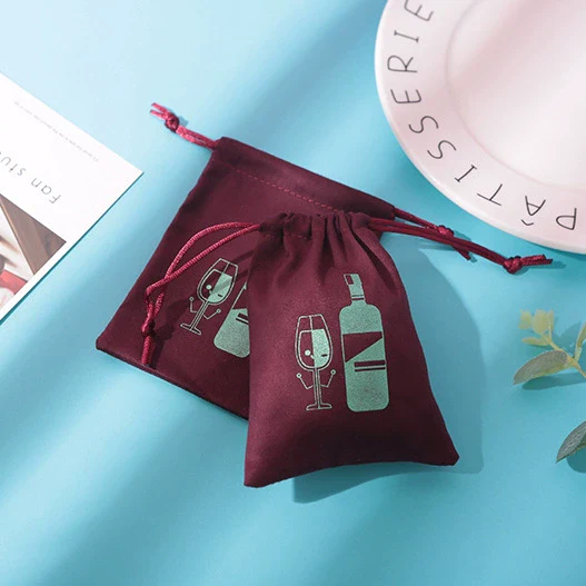Jewelry Storage Bag Flannel Velvet Drawstring Cloth - Image 3