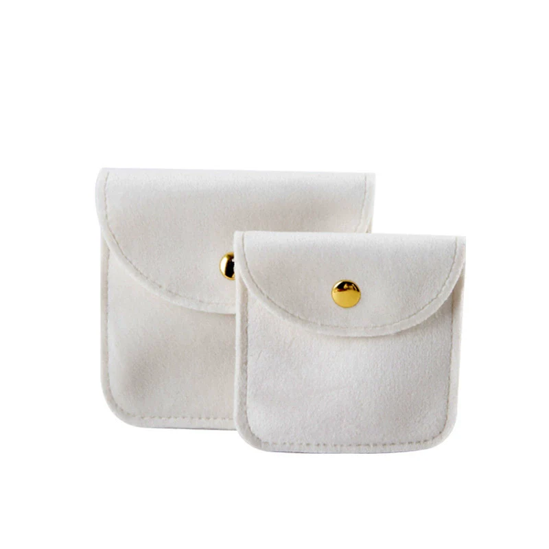 Jewelry Storage Bag Velvet Double Sided Snap Button Square For Bracelet And Jade Wenwan Bracelet - Image 9