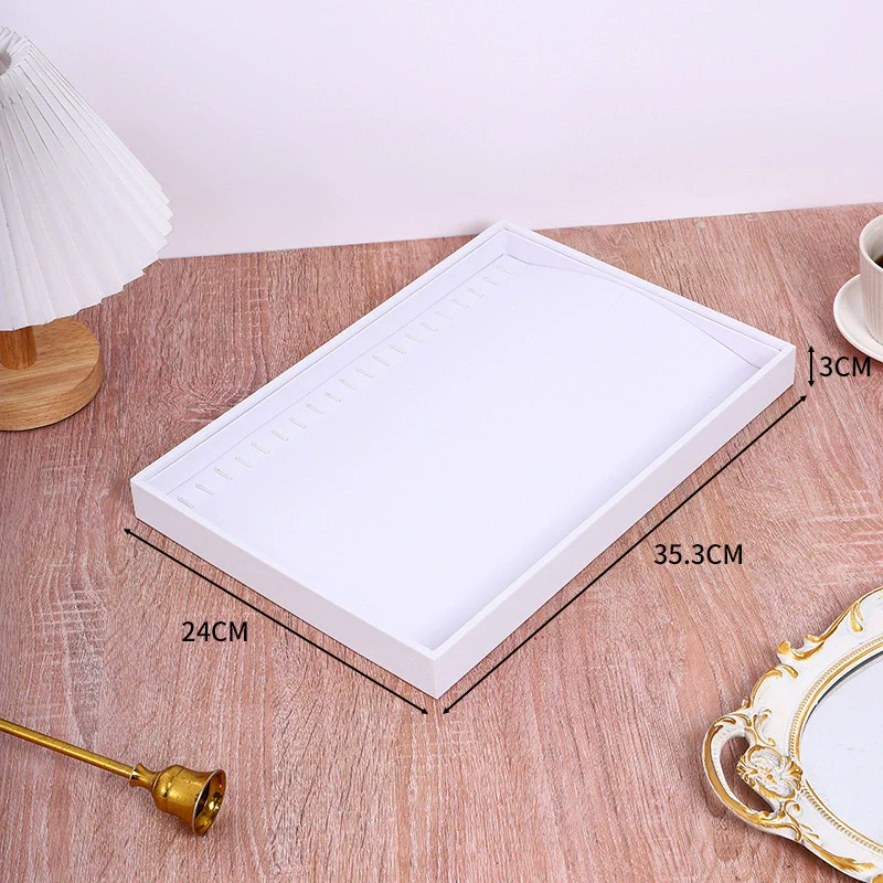 Jewelry Storage Display Tray Pu Leather High Sense - Image 12