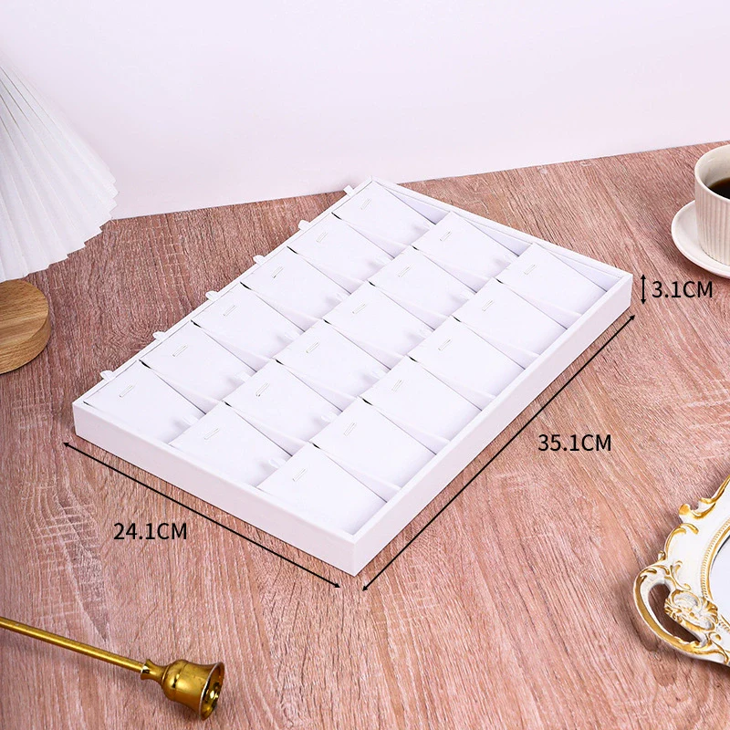 Jewelry Storage Display Tray Pu Leather High Sense - Image 17