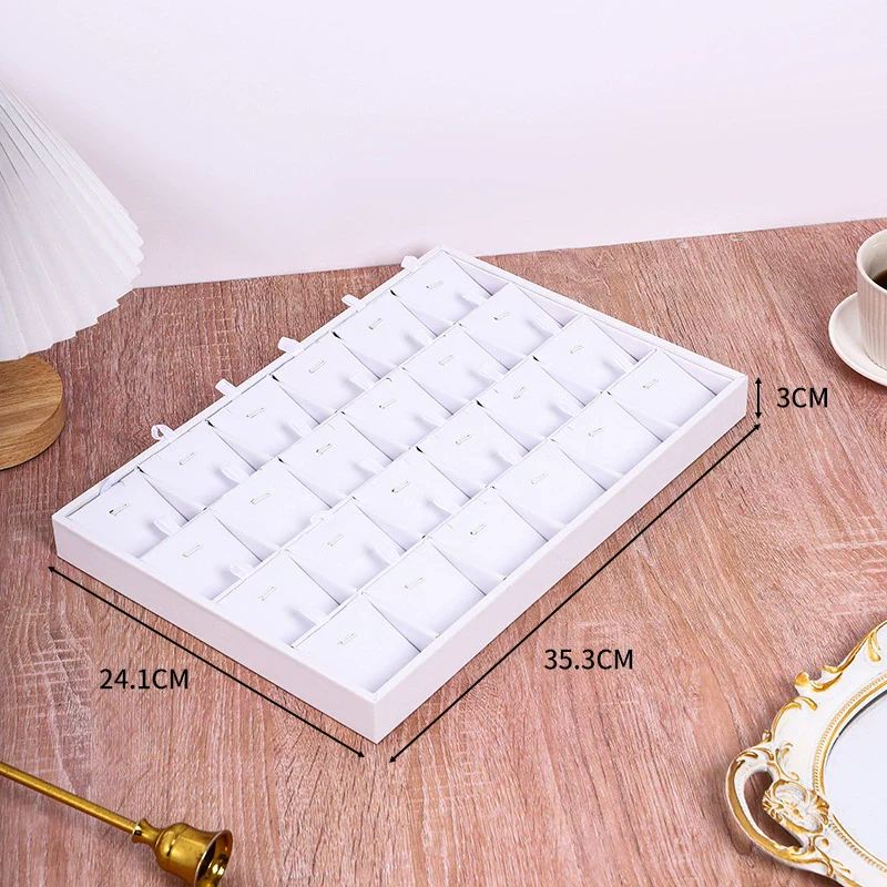 Jewelry Storage Display Tray Pu Leather High Sense - Image 18