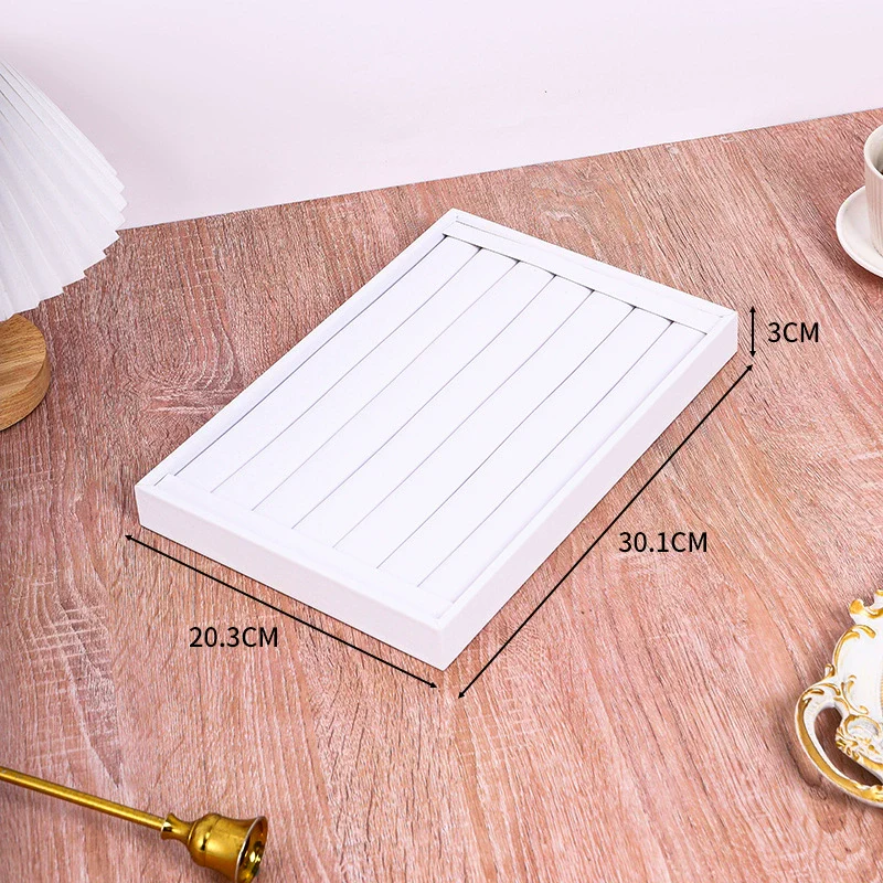 Jewelry Storage Display Tray Pu Leather High Sense - Image 20