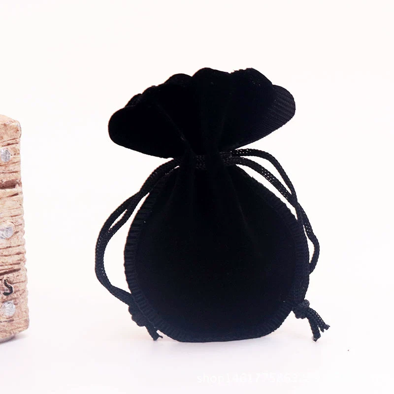 Jewelry Storage Gourd Drawstring Bag Velvet Flocking Cloth - Image 10