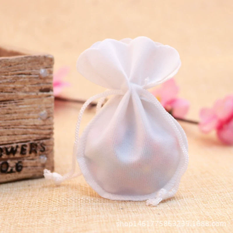 Jewelry Storage Gourd Drawstring Bag Velvet Flocking Cloth - Image 4