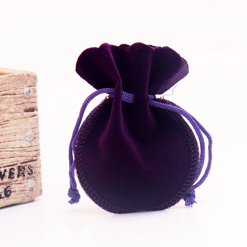 Jewelry Storage Gourd Drawstring Bag Velvet Flocking Cloth - Image 7
