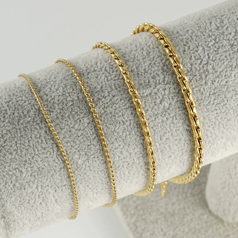 Jewelry 316L Stainless Steel Bracelet Geometric Style Electroplating For Men And Women - Image 3