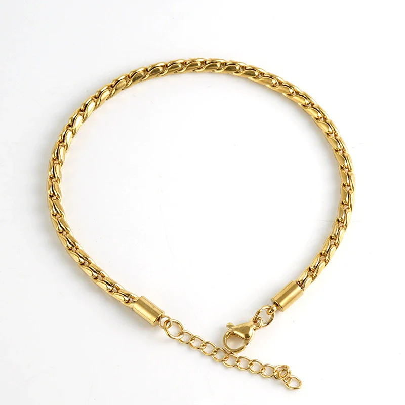 Jewelry 316L Stainless Steel Bracelet Geometric Style Electroplating For Men And Women - Image 6