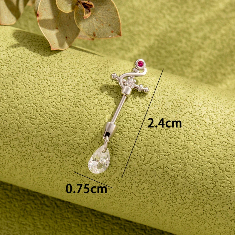 Jewelry Titanium Steel Crown Shape Electroplated For Women - Image 10