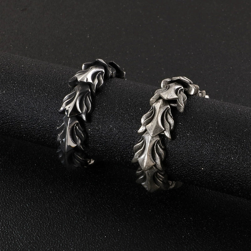 Jewelry Titanium Steel Punk Geometric Polishing Men's Bracelet - Image 4
