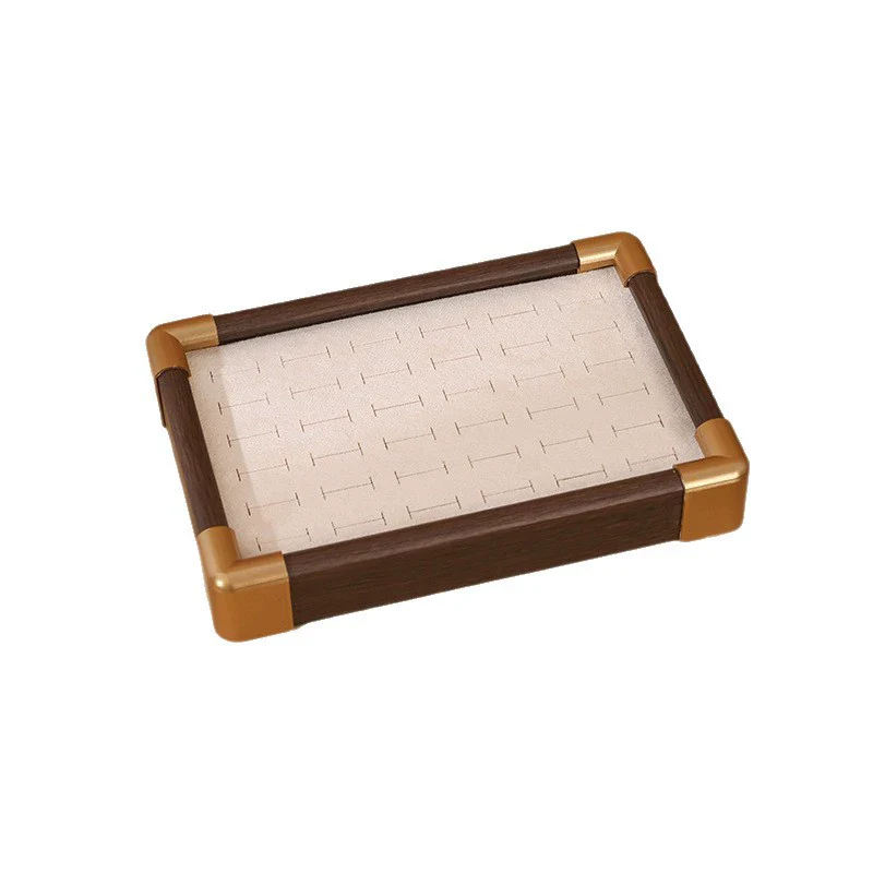 Jewelry Tray Density Board Sticker Flannel Square Shape Splicing Craft Highend Style - Image 4