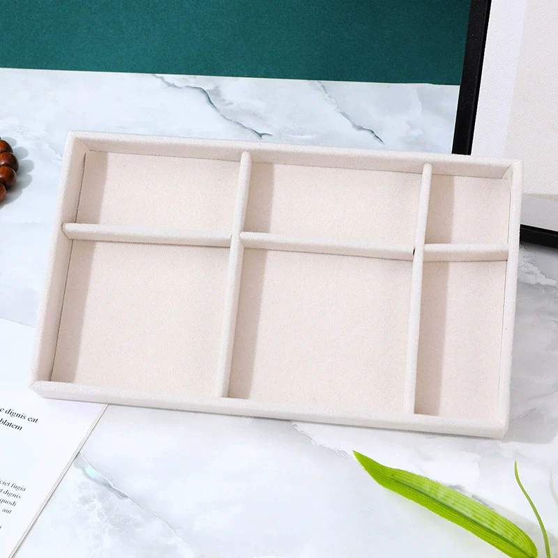 Jewelry Tray Flannel Geometric Shape Splicing Highend Feel - Image 8