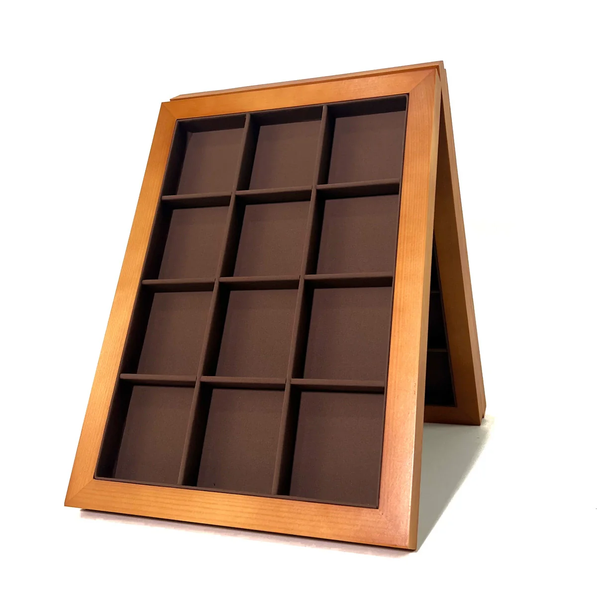 Jewelry Tray Solid Wood Geometric Splicing Style For Jewelry Storage Display - Image 5
