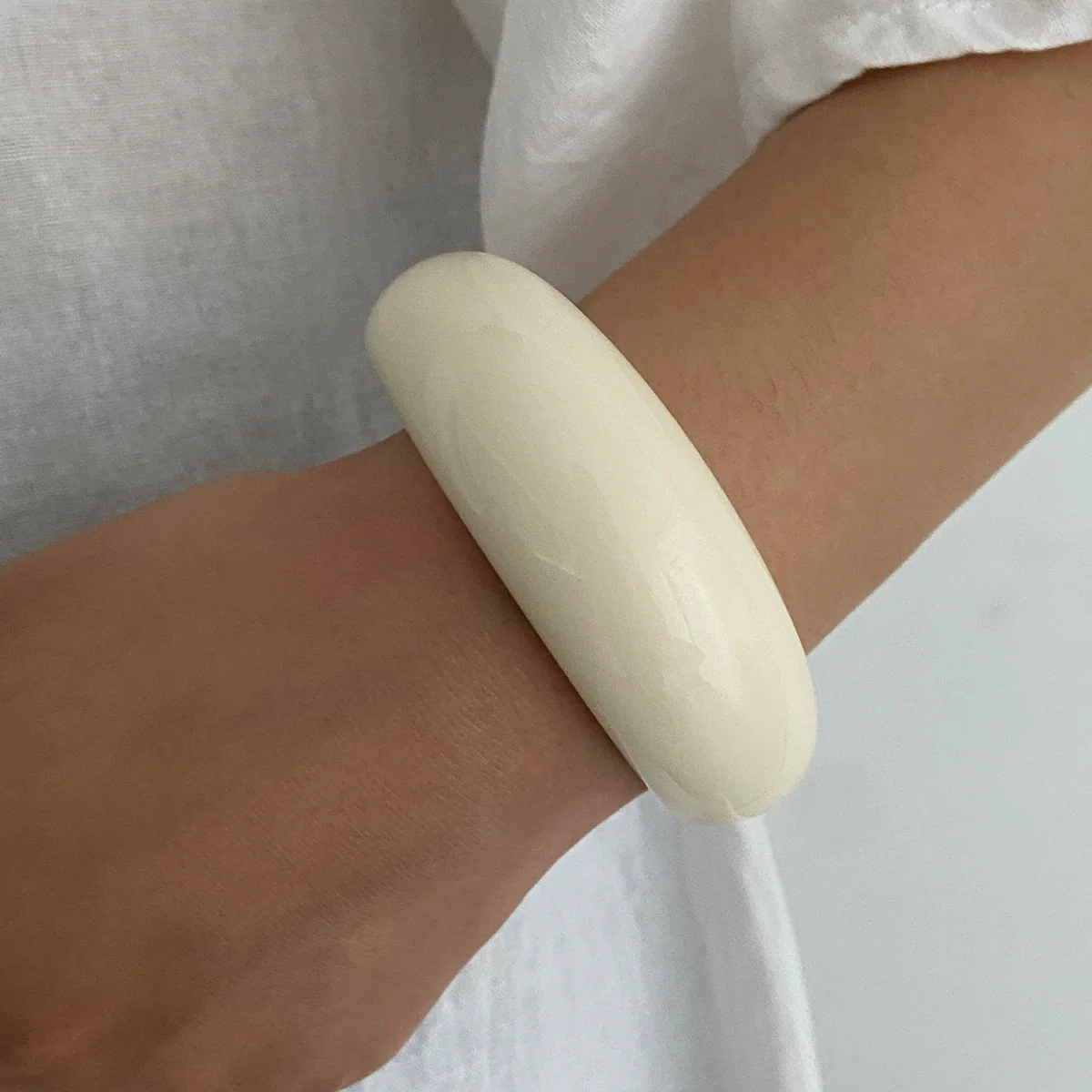 Jewelry Vintage Geometric Resin Handmade Wide Bracelets - Image 6