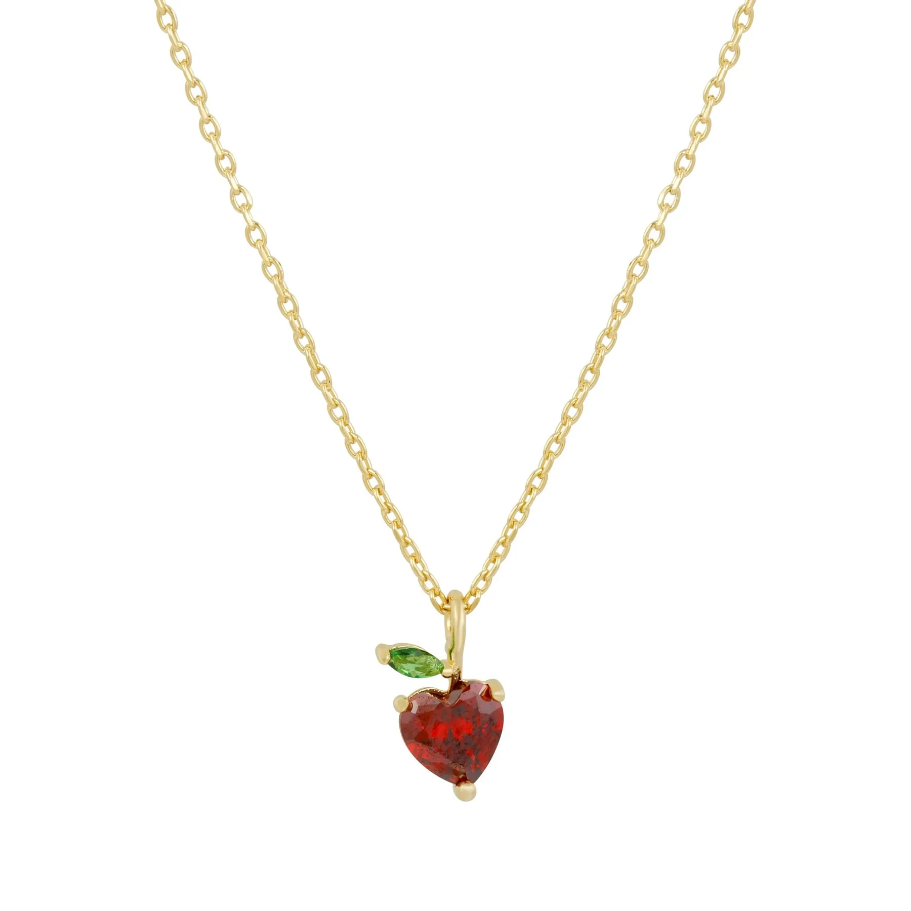 Jewelry Women's Copper Rhinestone Fruitshaped Pendant Clavicle Necklace With Zircon - Image 9