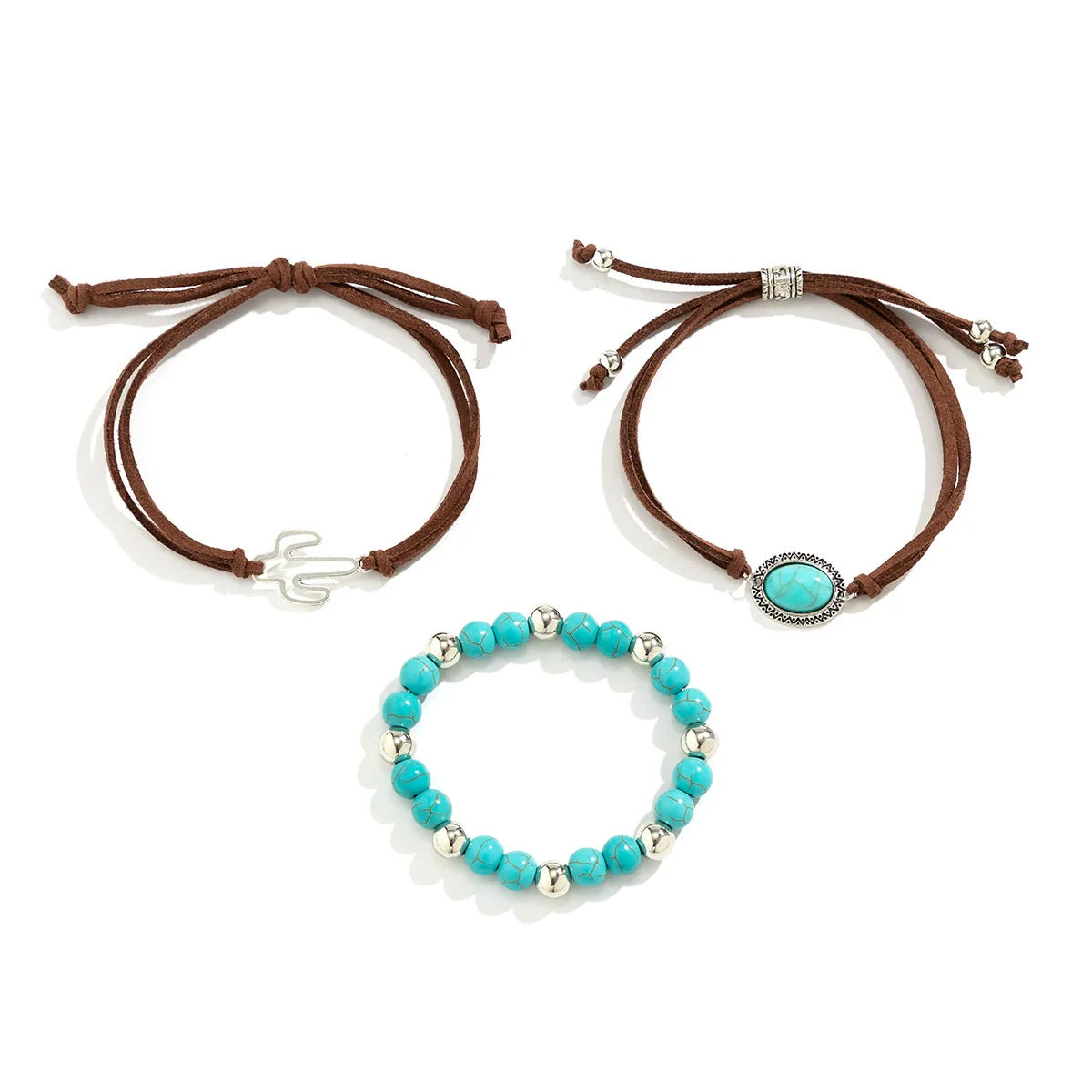 Jewelry Zinc Alloy Handmade Animals Zodiac Plant Flowers Handwoven Bracelet - Image 4