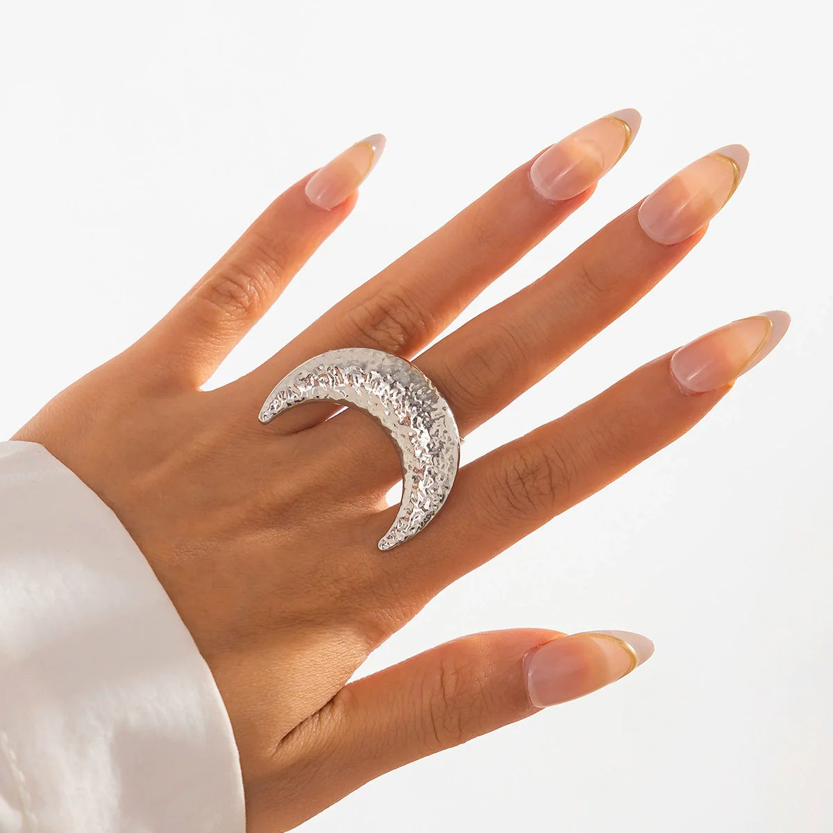 Jewelry Zinc Alloy Star Shape Ins Style Electroplated Ring - Image 9