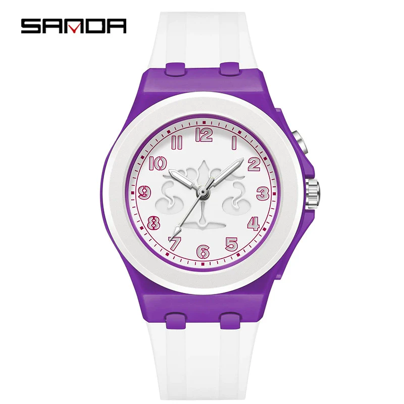 Kids Digital Watch Versatile Casual Minimalist Style Twelve Constellations Abs Case Tpu Strap Round Dial - Image 12