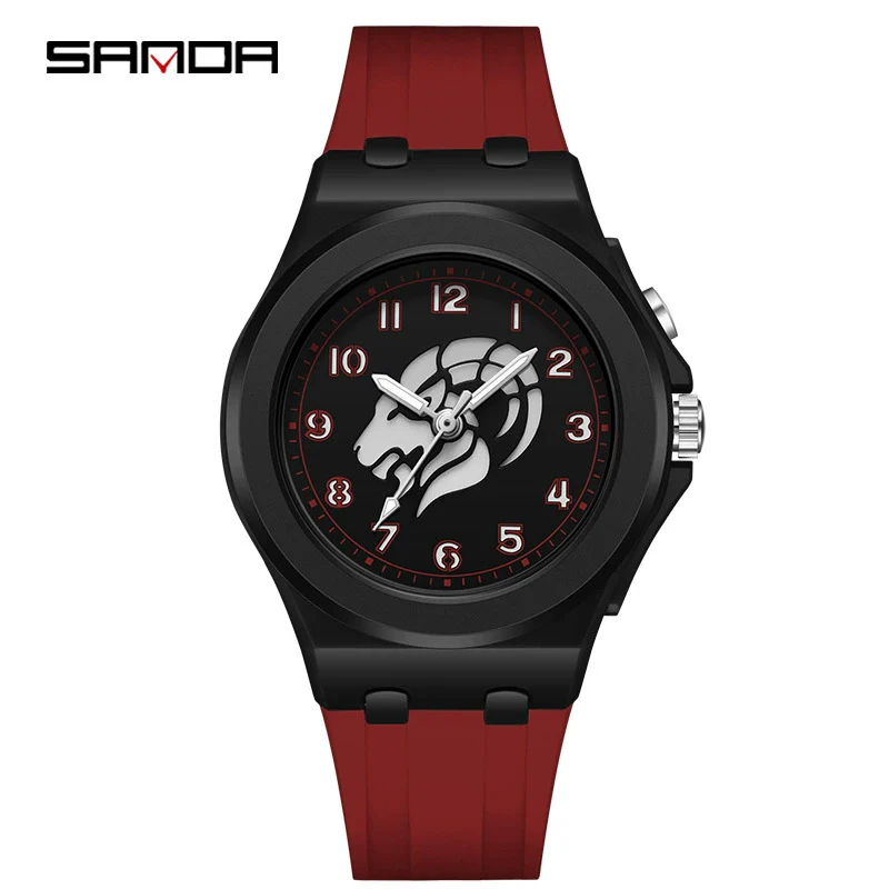 Kids Digital Watch Versatile Casual Minimalist Style Twelve Constellations Abs Case Tpu Strap Round Dial - Image 15