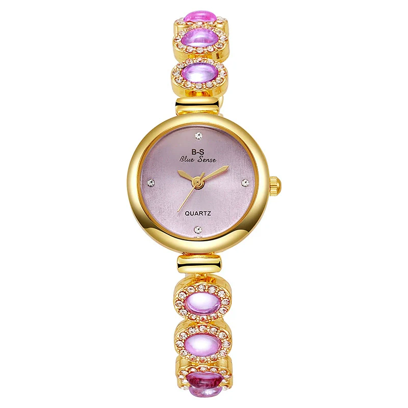 Ladies Alloy Bracelet Watch Round Dial Fashionable Elegant Waterproof - Image 11