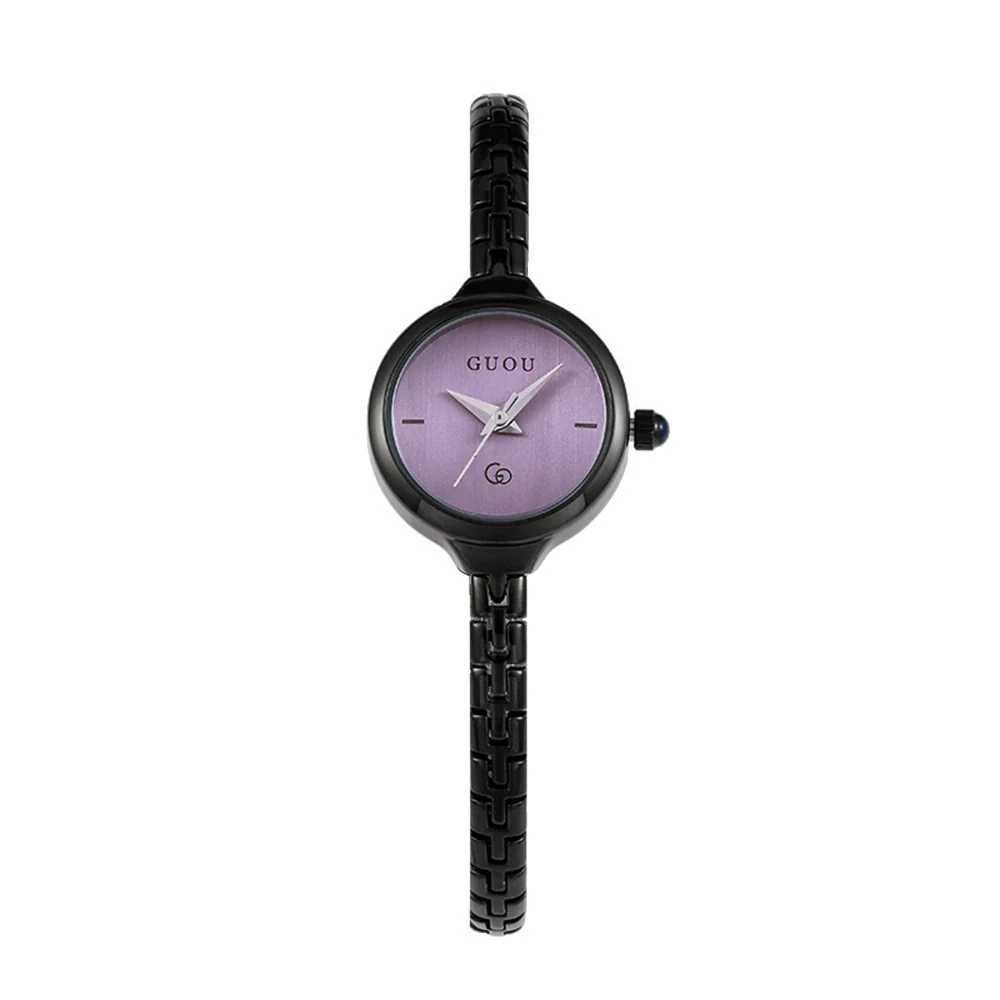 Ladies Alloy Casual Round Dial Wrist Watch With Stainless Steel Buckle And Mineral Reinforced Glass Mirror - Image 9