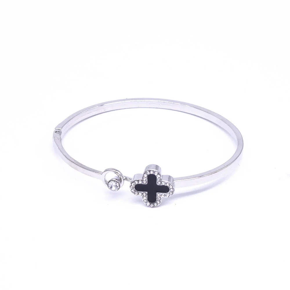 Ladies Alloy Heart Shape Inlaid Crystal Jewelry Bracelet - Image 19