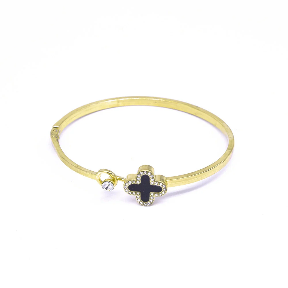 Ladies Alloy Heart Shape Inlaid Crystal Jewelry Bracelet - Image 20