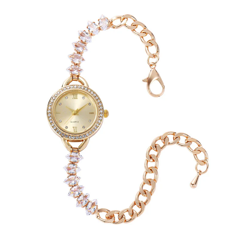 Ladies Alloy Watch With Round Dial And Lobster Clasp Fashionable Style - Image 3