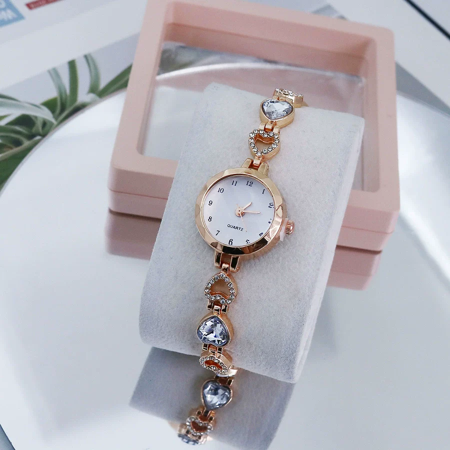 Ladies Casual Alloy Chain Watch With Round Dial And Stainless Steel Buckle - Image 2