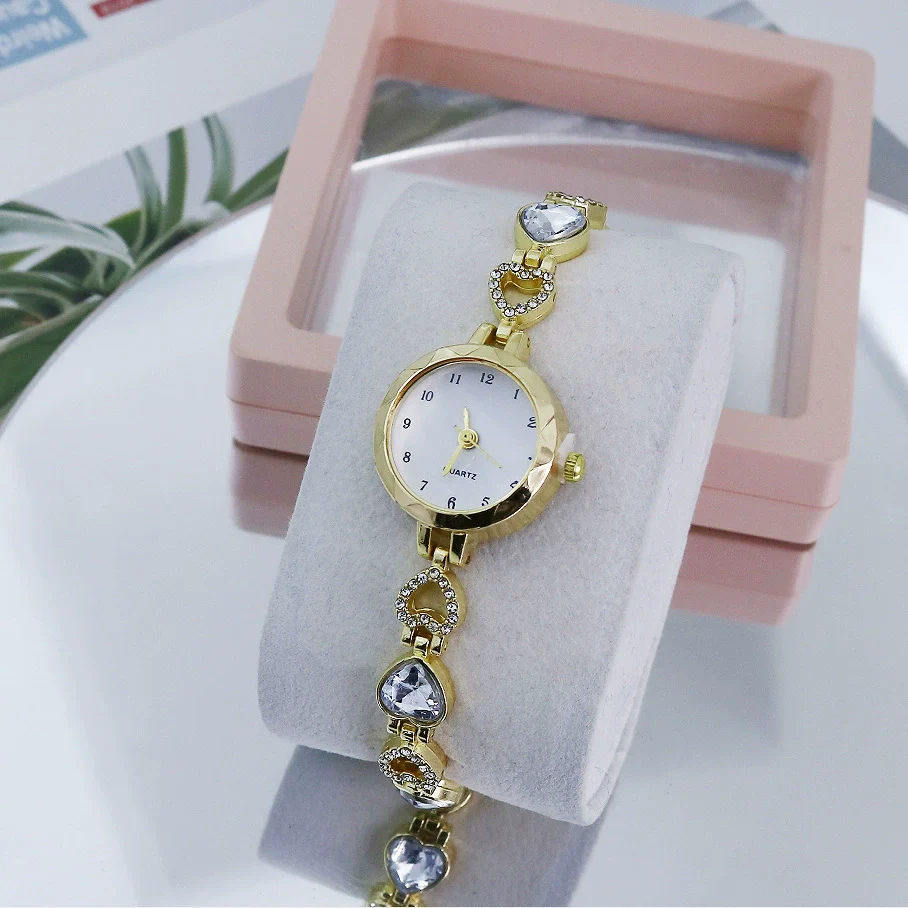 Ladies Casual Alloy Chain Watch With Round Dial And Stainless Steel Buckle - Image 6