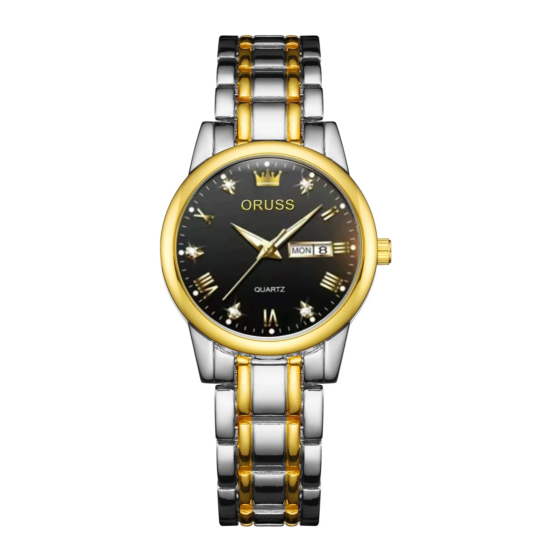Ladies Fashion Business Diamond Waterproof Luminous Quartz Watch With Round Dial And Alloy Strap And Case - Image 10