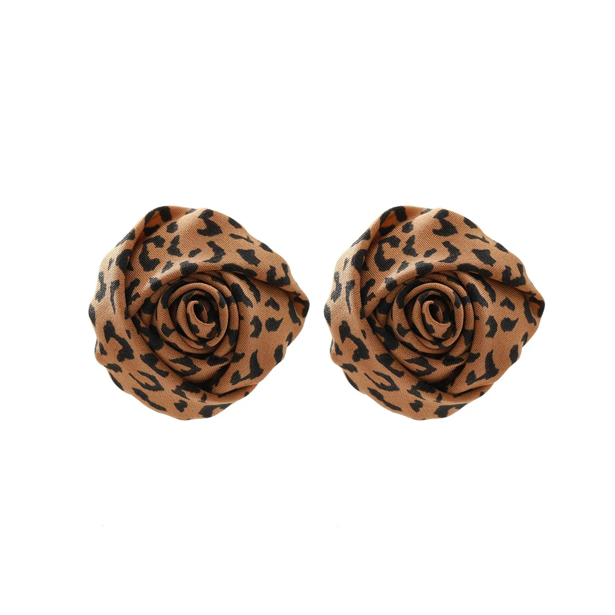 Ladies Fashion Hand Knitted Mixed Materials Flowershaped Earrings And Wrist Flowers - Image 7