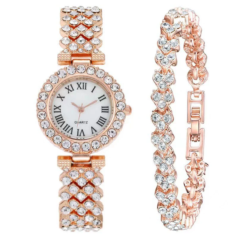 Ladies Fashion Metal Alloy Titanium Watch Round Dial Quartz Bracelet - Image 8