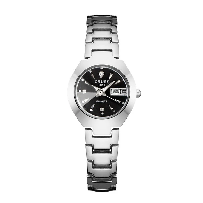 Ladies Luxury Quartz Watch Alloy Case And Strap Round Dial Waterproof - Image 3