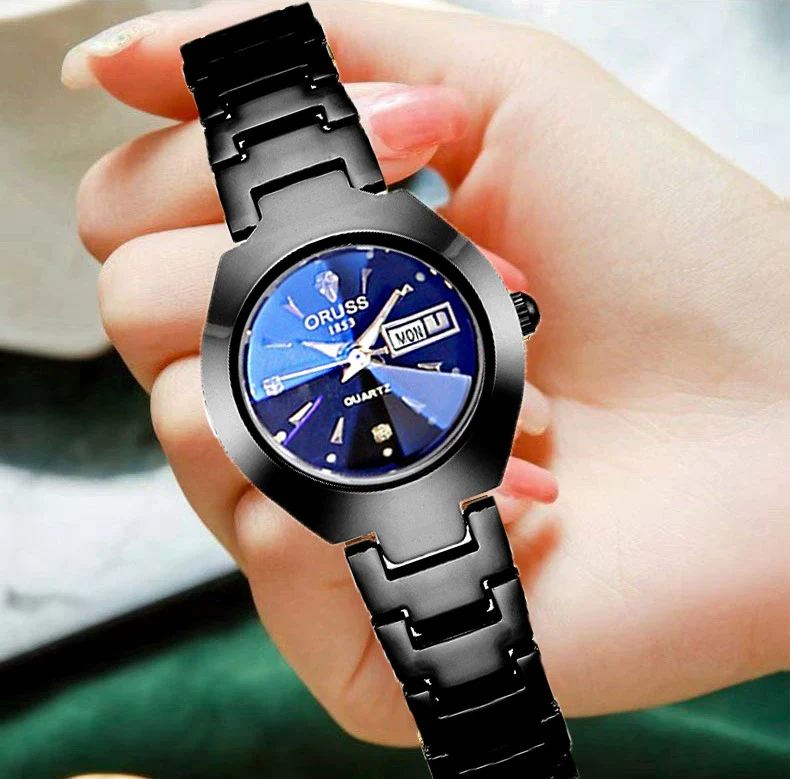 Ladies Luxury Quartz Watch Alloy Case And Strap Round Dial Waterproof - Image 9