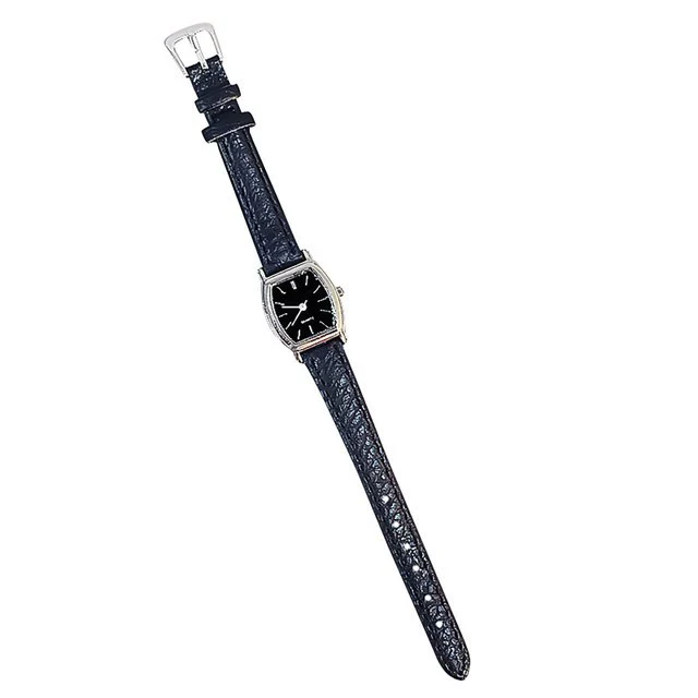 Ladies Quartz Watch Alloy Imitation Leather Square Dial Leisure Style - Image 5