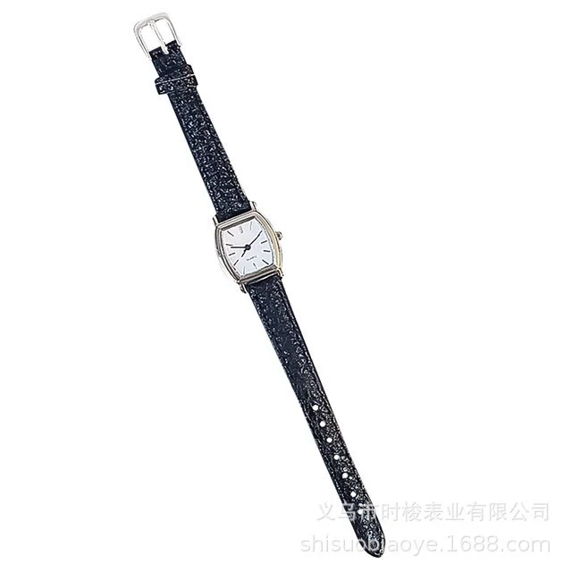 Ladies Quartz Watch Alloy Imitation Leather Square Dial Leisure Style - Image 6