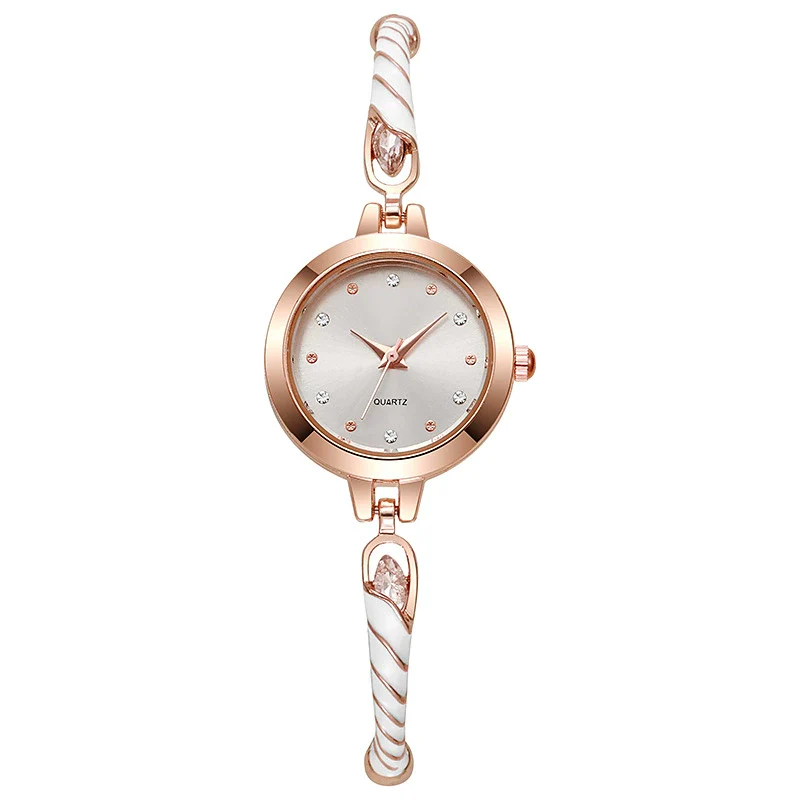 Ladies Quartz Watch Alloy Material Round Dial Leisure Style - Image 7