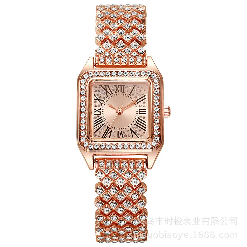Ladies Quartz Watch Alloy Square Leisure Style Manufacturer Wholesale - Image 4