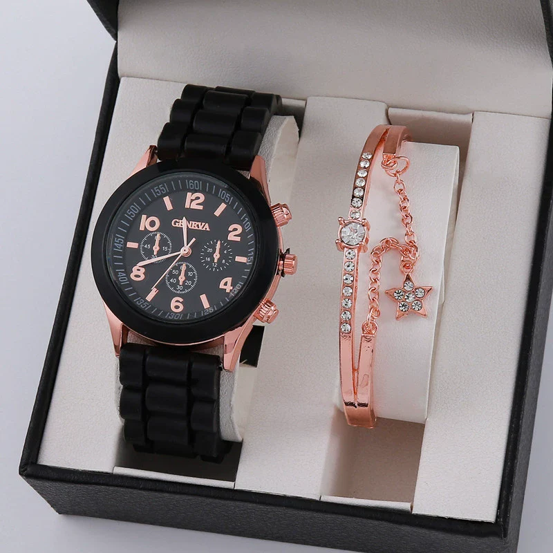 Ladies Watch Alloy Case Imitation Leather Strap Round Dial Leisure Style - Image 12