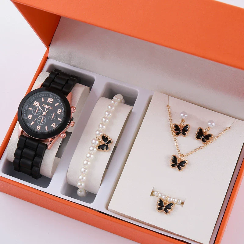 Ladies Watch Alloy Case Imitation Leather Strap Round Dial Leisure Style - Image 2