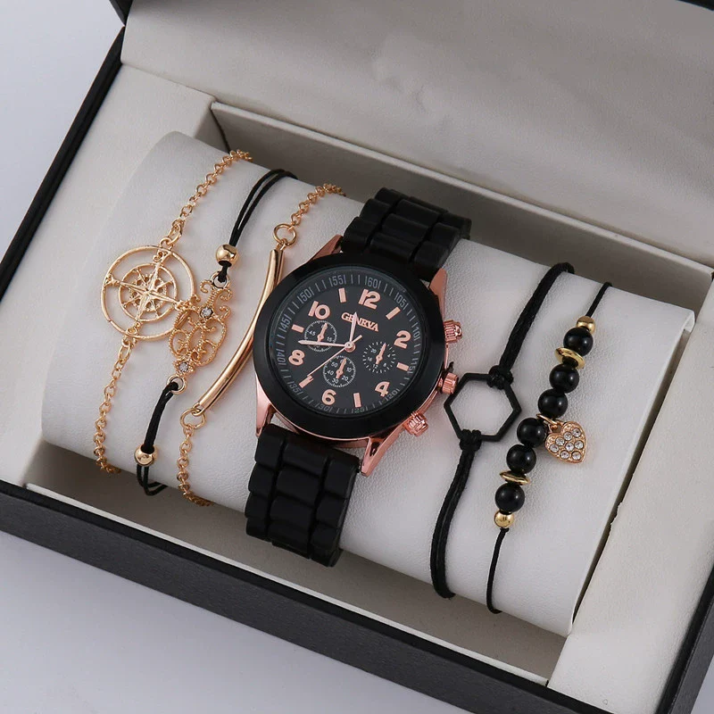 Ladies Watch Alloy Case Imitation Leather Strap Round Dial Leisure Style - Image 6