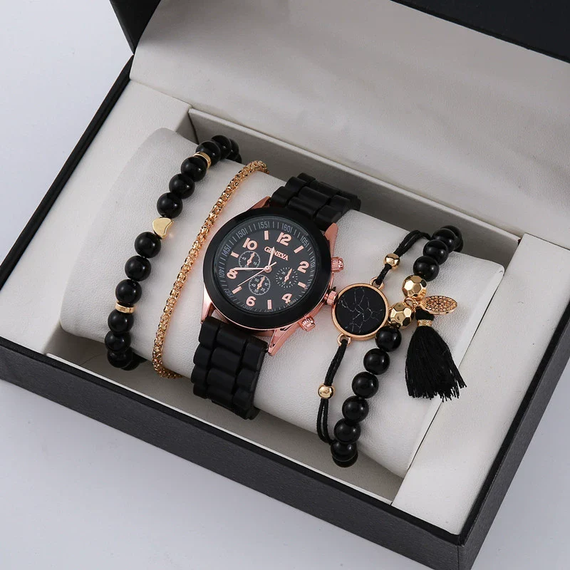 Ladies Watch Alloy Case Imitation Leather Strap Round Dial Leisure Style - Image 8