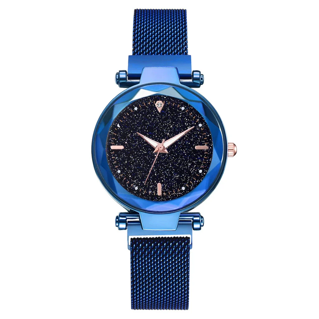 Ladies Watch Titanium Metal Magnet Buckle Glass Case Alloy Strap Round Dial Leisure Style - Image 8