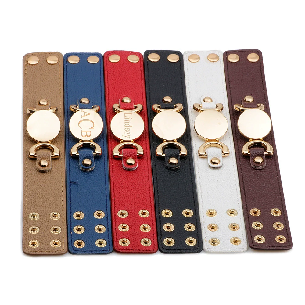 Leather Bracelet Metal Electroplated Fashion Geometric Ladies - Image 3