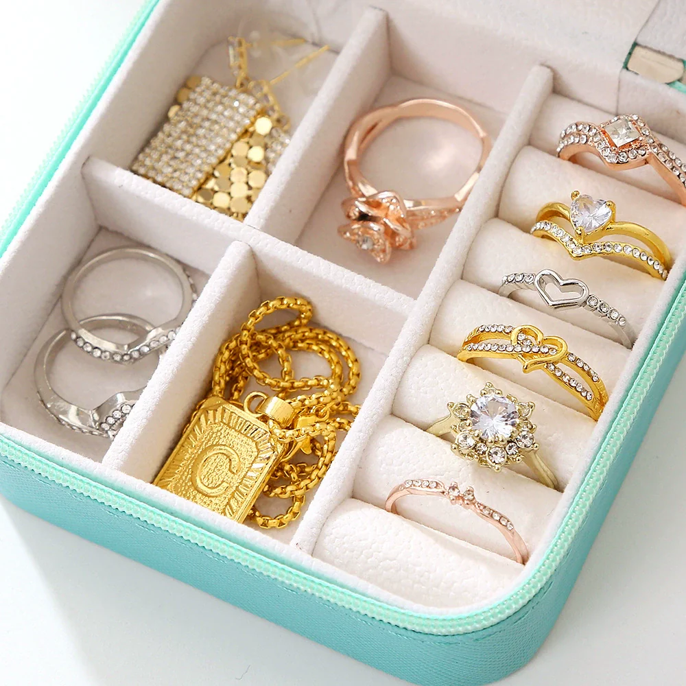 Leather Jewelry Box For Jewelry Storage With Composite Material - Image 4