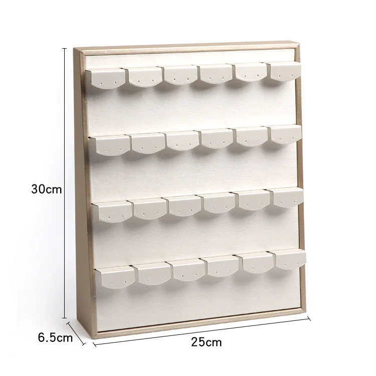Leather Vertical Jewelry Display Rack For Rings Earrings And Pendants Jewelry Store Props - Image 7