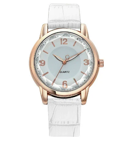 Leisure Alloy And Imitation Leather Women's Watch With Round Dial And Pin Buckle - Image 7
