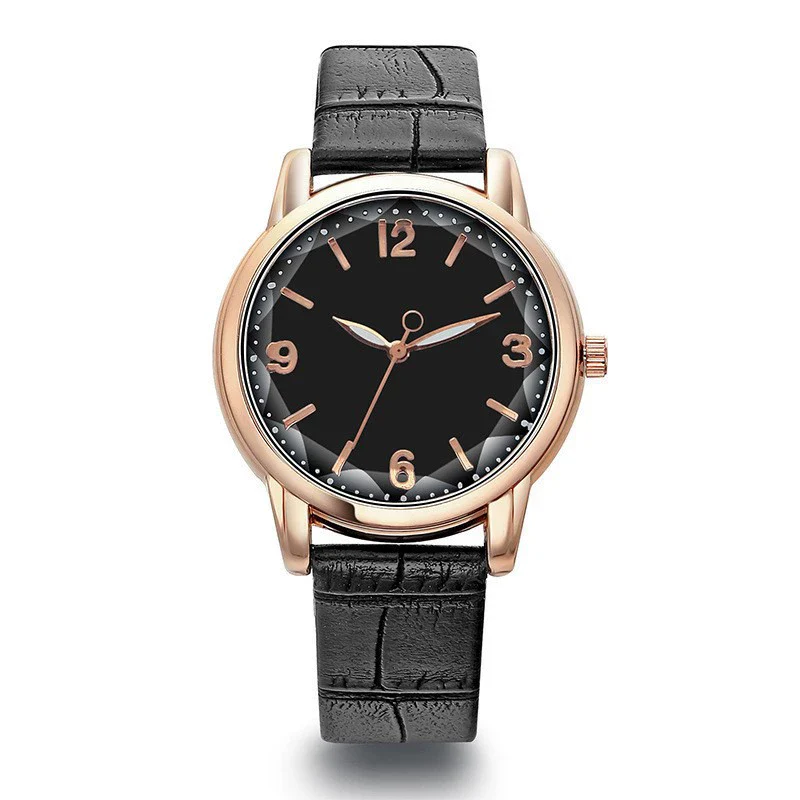 Leisure Alloy And Imitation Leather Women's Watch With Round Dial And Pin Buckle - Image 9