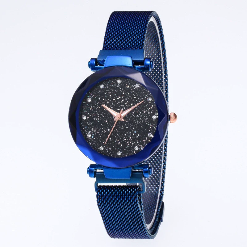 Leisure Alloy Women's Quartz Watch And Bracelet Twopiece Set With Magnet Buckle And Round Dial - Image 8