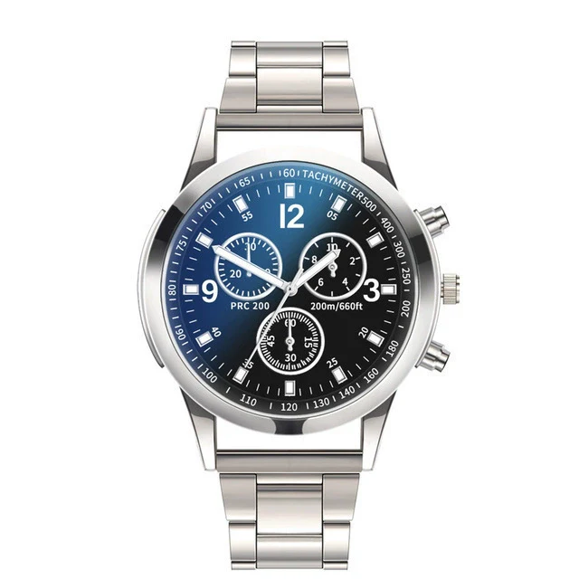Leisure Hightech Alloy Band Quartz Watch With Round Dial For Men - Image 12